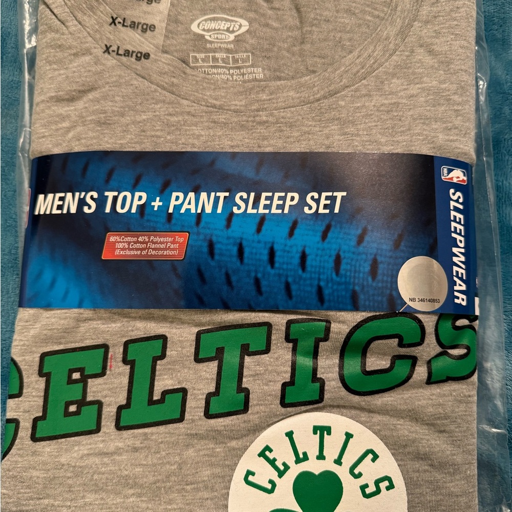 Gray Celtics Men's Sleep Set